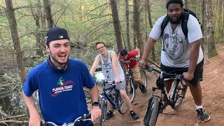 SUPER HARDCORE MOUNTAIN BIKING AT MASSASOIT STATE PARK | QUARANTINE BOYS #03