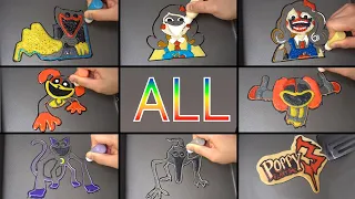 Poppy Playtime 3 All Bosses Pancake Art - Evil Huggy Wuggy, Miss Delight, DogDay, Catnap