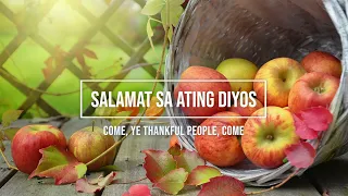 Salamat sa Ating Diyos (Come, Ye Thankful People, Come in Tagalog) / piano instrumental hymn