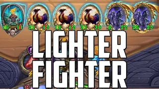 Activating Lighter Fighter 70 Times! Hearthstone Battlegrounds