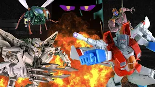 Starscream VS Starscream VS Waspinator!!! | The End of Transformers | Stop Motion Animation Finale