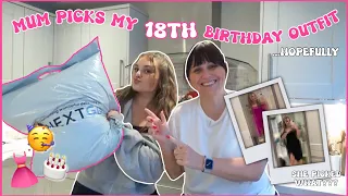 LETTING MY MUM PICK MY 18TH BDAY OUTFIT | you will never believe what she ordered…