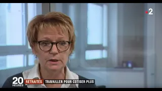 Le cumul emploi-retraite aux dépens des retraités "ce n'est pas possible !", Pascale Coton, France 2