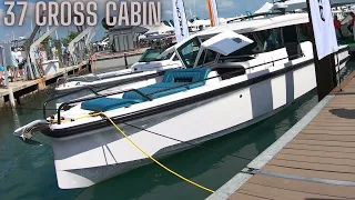 AXOPAR 37 CROSS CABIN is it a Cruiser? Fishing boat or just for show European styling US Power