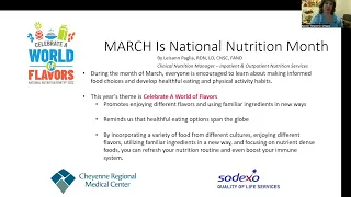 National Nutrition Month 2022