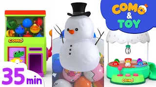 Como | Capsule toy + More episode 35min | Learn colors and words | Como Kids TV