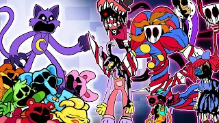 SMILING CRITTERS  But  Digital Circus (Part2) ?! Poppy Playtime Chapter 3 Animation-FNF Speedpaint.