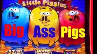 All 3 Pigs Hit 3 times-Going for GRAND on Rich Little Piggies