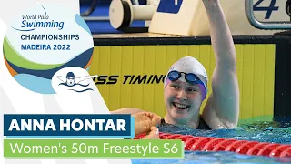 Anna Hontar takes the gold in WR time! 🔥 | Women's 50m Freestyle S6 - Final | Paralympic Games