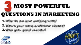 The THREE most POWERFUL questions in MARKETING | Tim Fitzpatrick