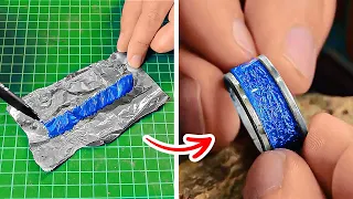 Ideas de Joyería DIY Usando Papel de Aluminio