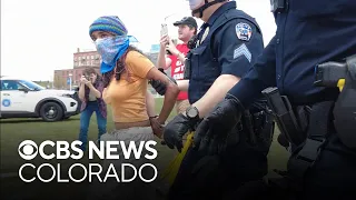 About 40 pro-Palestinian protesters arrested on Auraria Campus, face trespassing charges