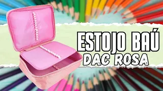 Como é o Estojo Baú Rosa da DAC?