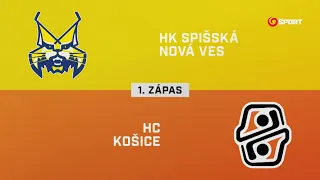 1. zápas semifinále play-off Spišská Nová Ves – Košice 5:4 pp (HIGHLIGHTY)