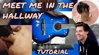 meet me in the hallway - harry styles tutorial facil guitarra