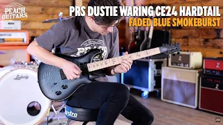 No Talking...Just Tones | PRS Dustie Waring CE 24 Hardtail Limited Edition - Faded Blue Smokeburst