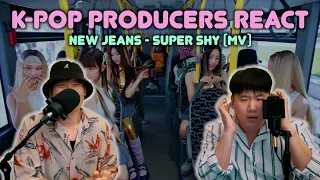 Musicians react & review ♡ NewJeans - Super Shy (MV)