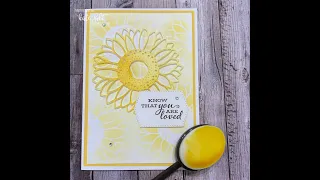 Create A Sunflower Silhouette Card! - Coffee And  Cards Fb Live Replay