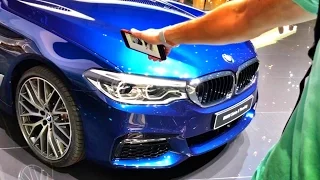 Обзор стенда BMW в Женеве с Павлом Блюденовым - новая BMW 5-series G30, M760i, обновленные M3 & M4!)