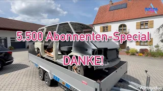 5500+ Abonnenten-Special | Interplus 356 Verlosung | VW T4 | Deltabus | Résumé der Arbeiten am Bus.