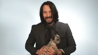 keanu reeves saying "hee hee"