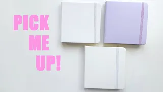 Мини-сравнение квадратных скетчбуков / Pick Me Up