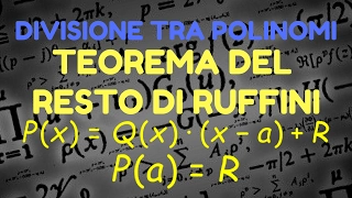 Teorema del resto di ruffini