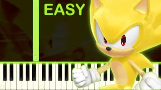 SUPER SONIC THEME - EASY Piano Tutorial