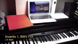 JS Bach: Invention No.1 in C, BWV 772 (Neupert clavichord)