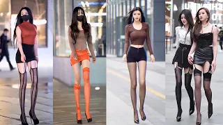 Mejores Street Fashion Tik Tok 2021 | Hottest Chinese Girls Street Fashion Style 2021 Ep.140