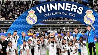 Real Madrid Wins Uefa Super Cup 2022 | Madrid vs Frankfurt Match Review | Key Players Of Match.