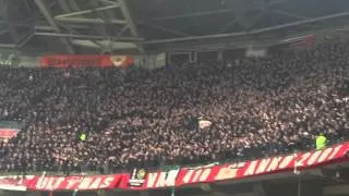 AJAX - Feyenoord ( 3 - 1 ) 22-1-2014 : VAK410 en wie niet springt...