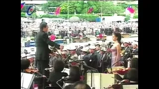 張惠妹 A-Mei Chang 中華民國國歌 National Anthem of Taiwan (Republic Of China) 民國89年5月20日 May 20th,2000 (標準畫質)