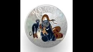 Cook Islands 2011 - 25$ - Adventure of Mowgli Cartoon -  5Oz Silver RARE