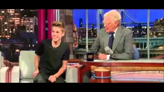 Justin Bieber is an IDIOT! - David Letterman Heckles Justin Bieber Over Tattoo