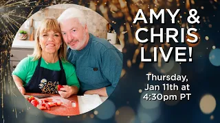 Join Amy & Chris for a Live Conversation!