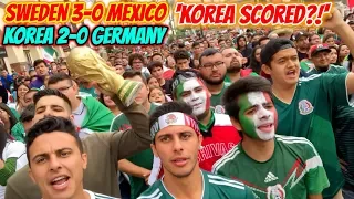 MEXICO FANS REACT - SOUTH KOREA VS GERMANY! LIVE REACTION