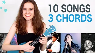 10 SONGS WITH 3 CHORDS ON UKULELE