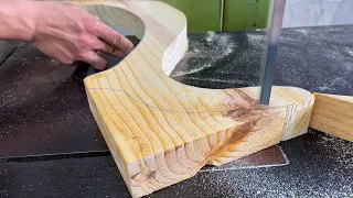 DIY // Woodworking Project With Amazing Techniques & Skills //  Beautiful Dining Table Design.