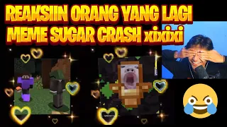 REAKSIIN ORANG YANG LAGI REAKSIIN MEME SUGAR CRASH xixixi