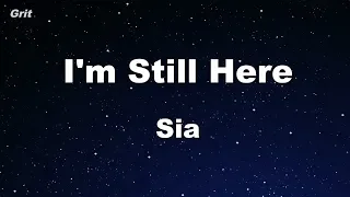 I'm Still Here - Sia Karaoke 【No Guide Melody】 Instrumental