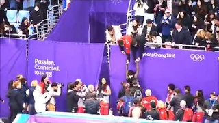 Scott's  jump after flower ceremony  at Pyeongchang