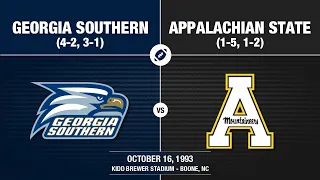 1993 Week 7 - Georgia Southern at Appalachian State