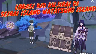 Lokasi Kid Kujirai di Seirai Island dan Watatsumi Island [Hadiah 2 Precious Chest] | Genshin Impact