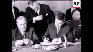 WARSAW PACT CONFERENCE - NO SOUND