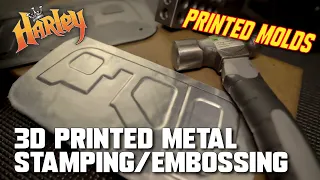 Metal Stamping/Embossing with 3D Printed Molds - It's EASY!