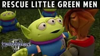 Take Down the UFO & Rescue Little Green Men | Galaxy Toy Store, Toy Box | Kingdom Hearts 3