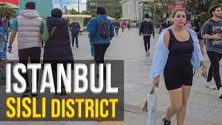 (📽⁴ᴷ⁶⁰) Walking in SISLI Istanbul | 19 MAY Istanbul Walking tour 2022