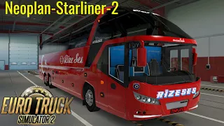 Euro Truck Simulator 2 Обзор мода (Neoplan Starliner 2)