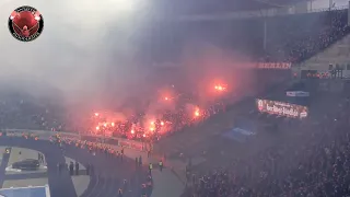 Hertha BSC - Union Berlin  09.04.2022 Stimmung Choreo Pyro Ultras  Hauptstadt Derby - Berlin Derby